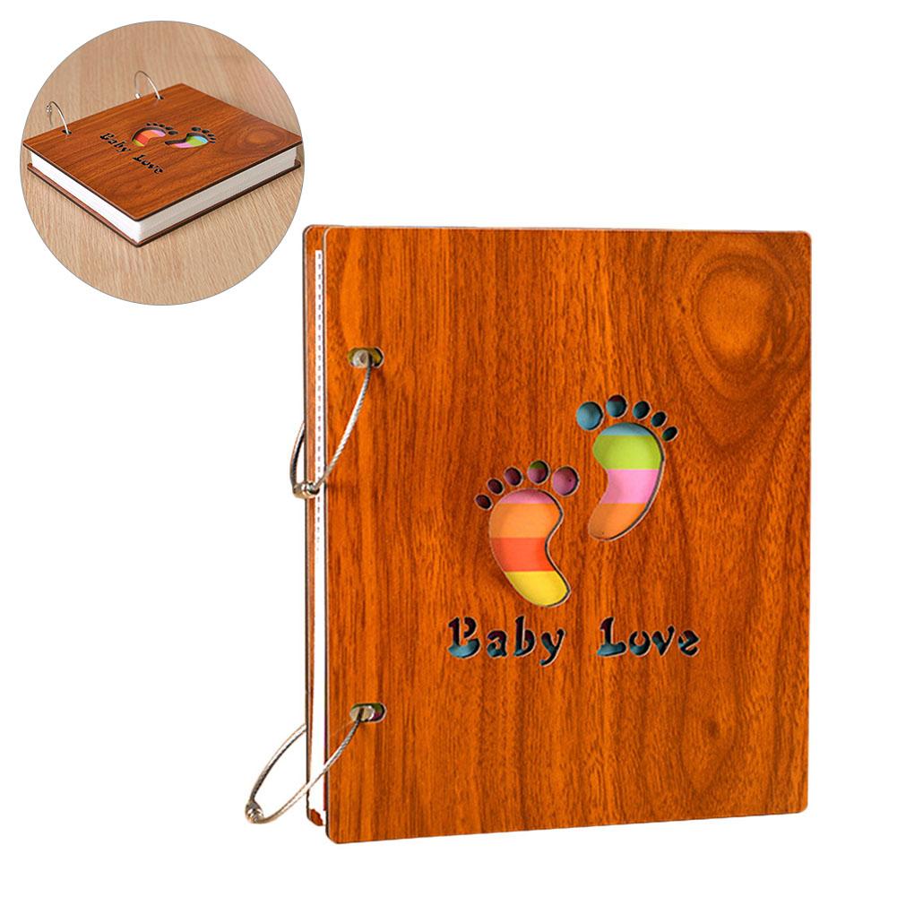 Baby Family Record Album Wooden Children Memorial Album Baby Family Record Album Wooden Memorial Album