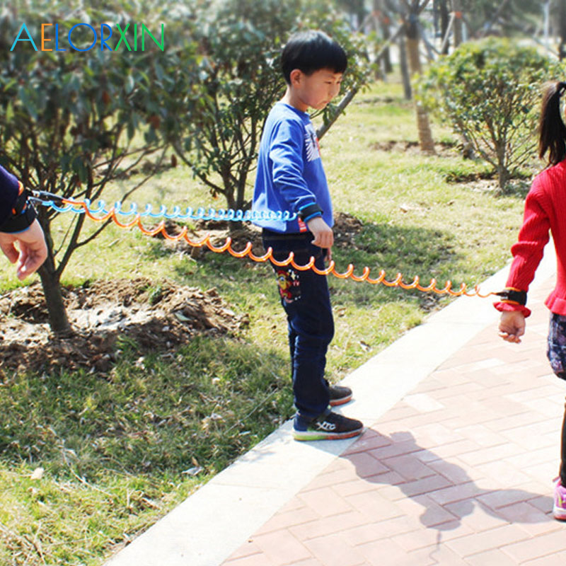 Anti Lost Reminder Toddler Baby Kids Safety Harness Cut Continuously Child Leash Anti Lost Wrist Link Traction Rope Locktraction