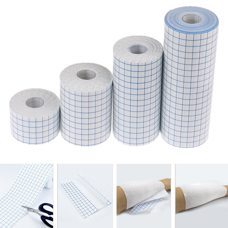 1Roll 3 Size Waterproof Adhesive Wound Dressing Medical Fixation Tape Bandage