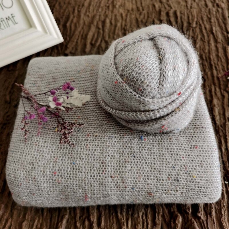 Newborn Photography Props Baby Swaddling Wrap Photo Shooting Backdrop Blanket Q1FE