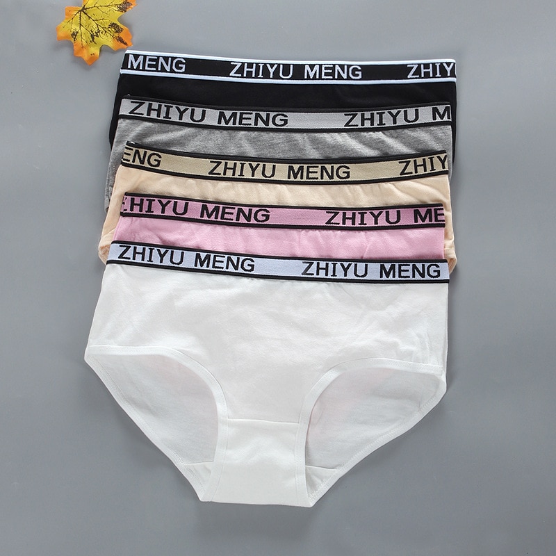 3Pcs Children's Panties 8-14Years Old Teenage Cotton Underwear Sport Puberty Big Girl's Student Briefs