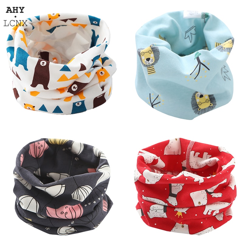 New Cotton Baby Scarf Autumn Spring Snood Children Scarf Boy Girl Scarf Kids Child Neck O Ring Scarves Collar Warm Neckerchief