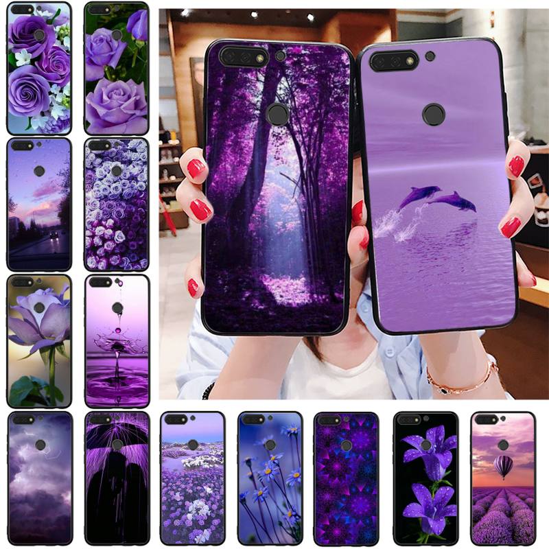 Unendlichkeit auf Lila Telefon Fall Für Huawei Ehre 5A 7A 7C 8A 8C 8X 9X 9XPro 9Lite 10 10i 10lite