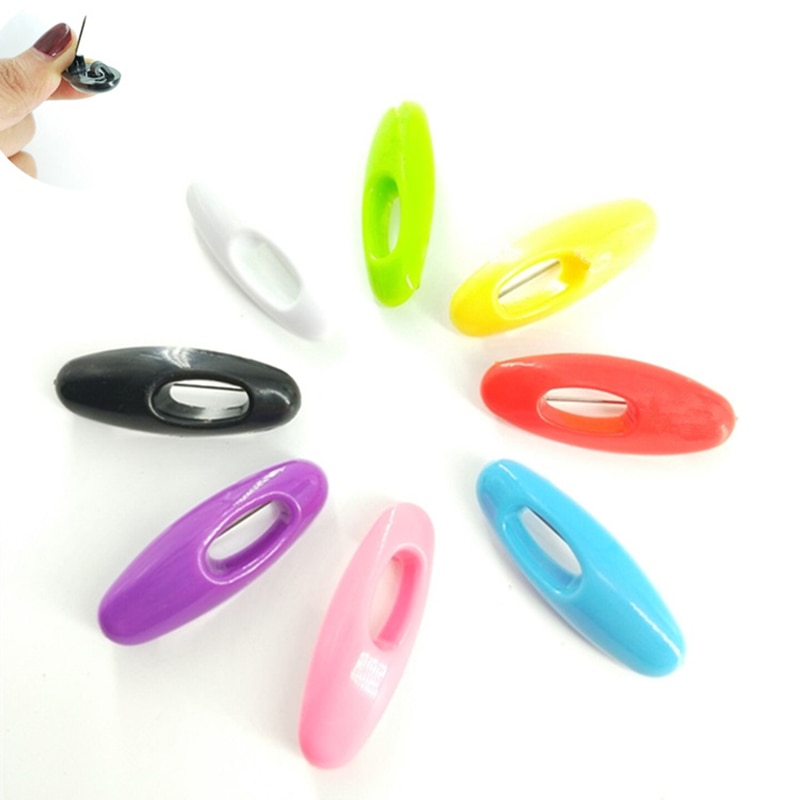 6Pcs/Set Baby Saliva Towel Pin Cloth Decorate Stainless Steel+Plastic Colorful Multipurpose Kid Diaper Pins Baby Safety Supplies
