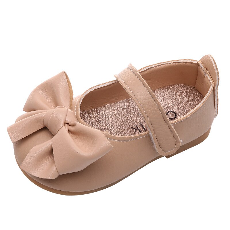 New Spring Female Baby Soft-soled Toddler Shoes Baby Toddler Single Shoes Girls Princess Shoes Girls Butterfly-knot Flats