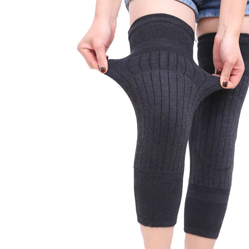 1 Pair Motorcycle Cashmere Knee Protector Winter Elasticity Warm Knee Pad Relief Prevent Arthritis Knee Guard Sport Knee Support