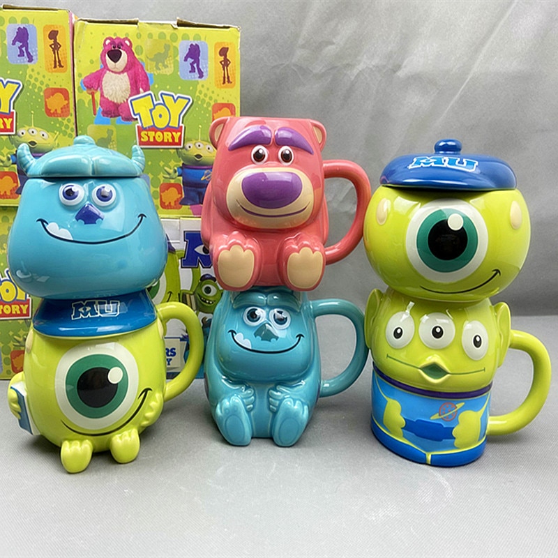 Disney Cartoon Water Cup Monster University Toy Story Ceramic Mug Festival Gift Mike Sullivan Home Office Collection Coffee Cup