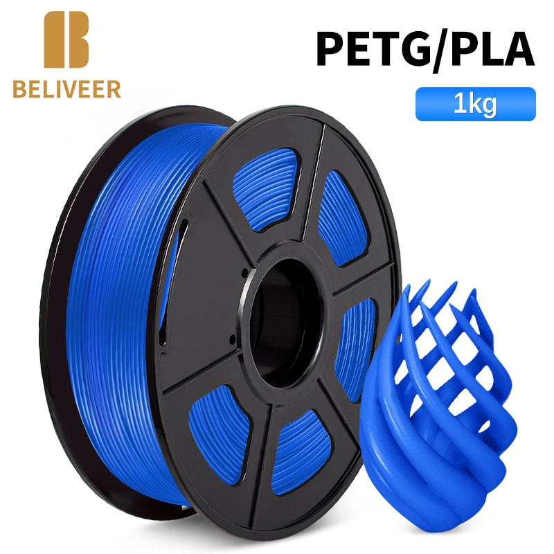 Muti-Farbe PLA PETG SEIDE Filament 1,75 MM 1KG Geeignet Für Alle Arten Von FDM3D Drucker Genauigkeit