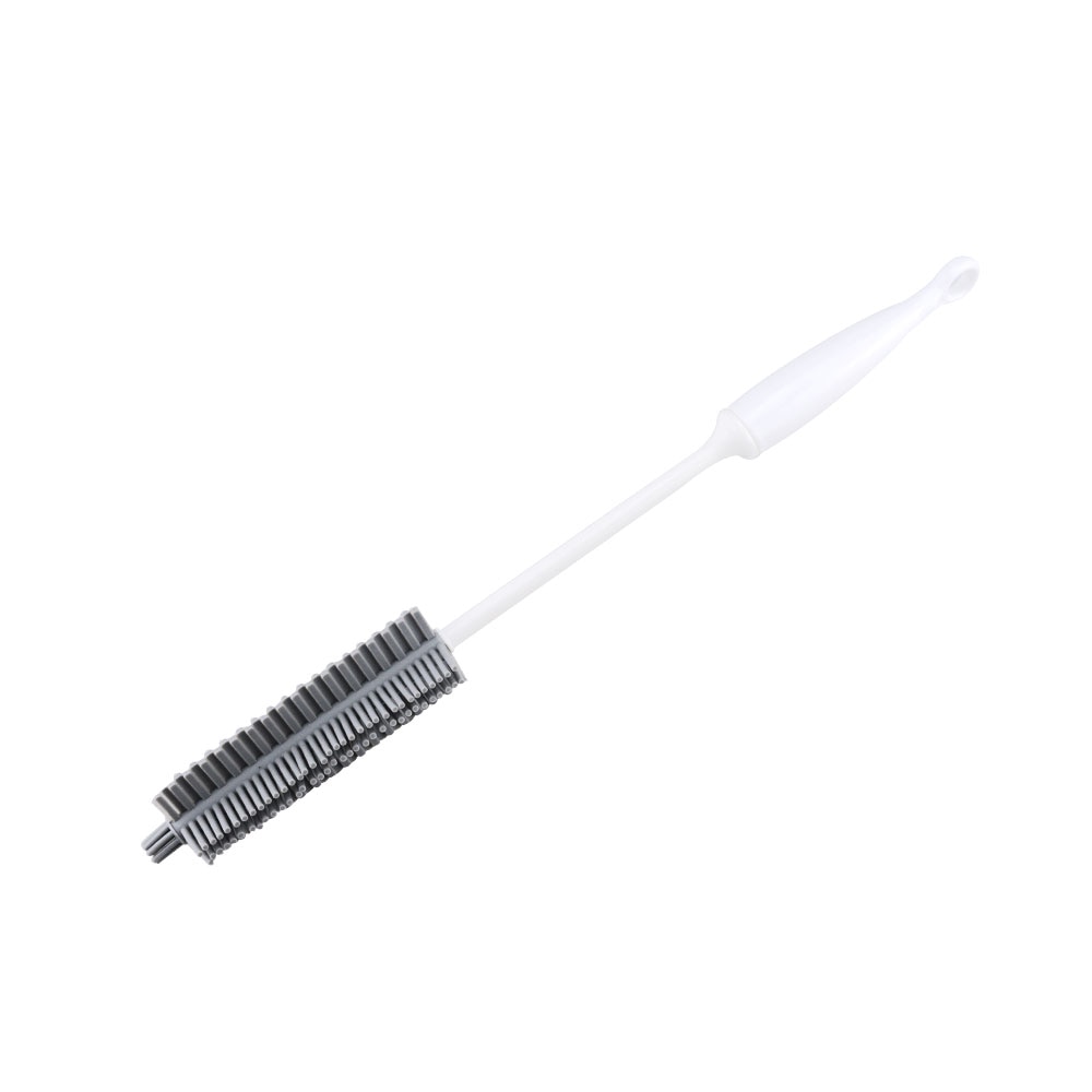 1 long-handled silicone glass cleaning brush, household decontamination cup washing bottle brush, kitchen cleaning tool