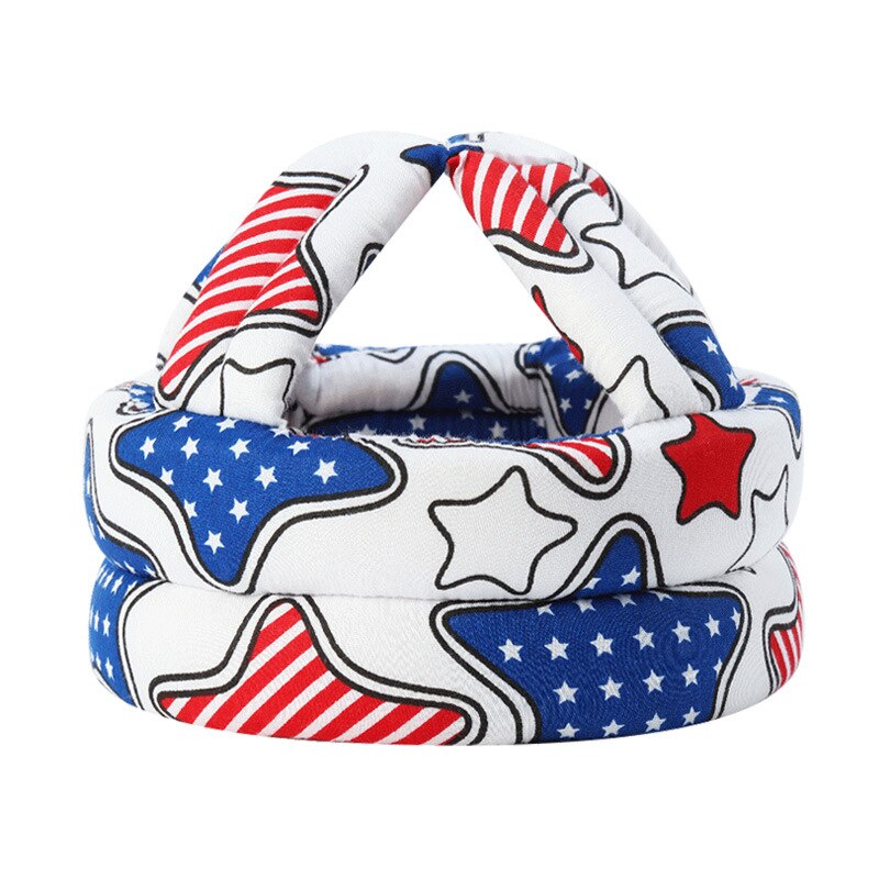 Boy Girl Learn To Walk Crash Cap Baby Protective Helmet Adjustable Anti Collision Hat Cotton Safety Helmet Summer Mesh Children&