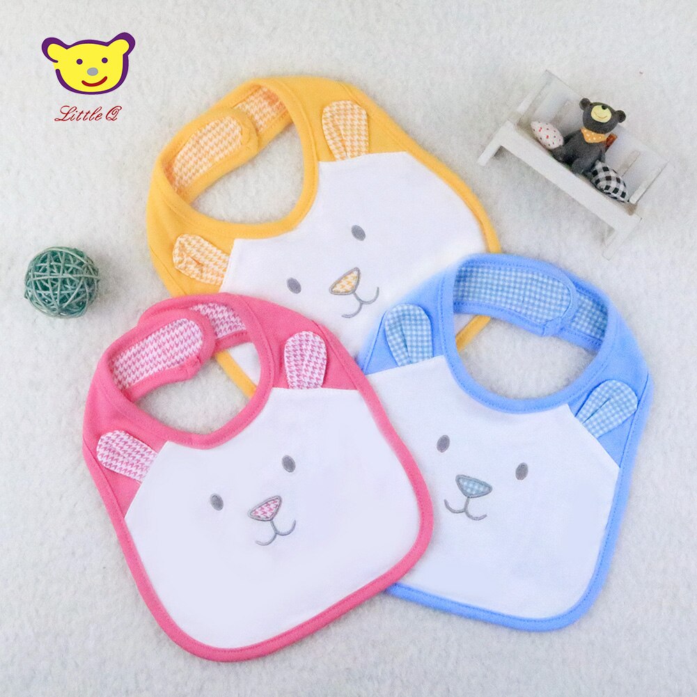 Baby 100% Cotton Cartoon Pattern Fashion Bibs Newborn Clothes for Boy and Girl