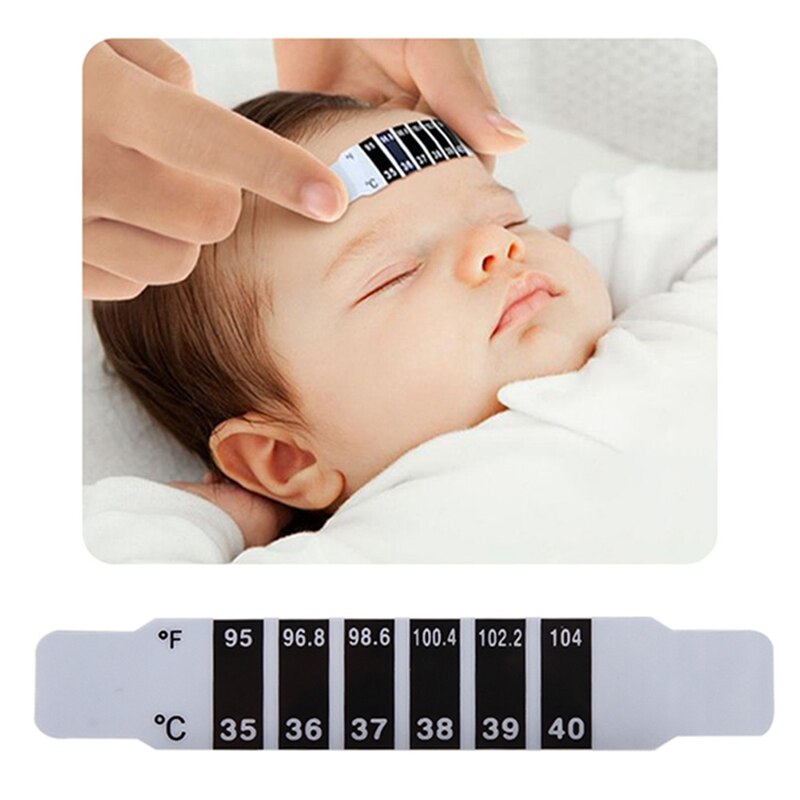 1PCS Temperature Sticker Plastic Lcd Color Changing Body Measuring Temperature Sticker For Children Forehead