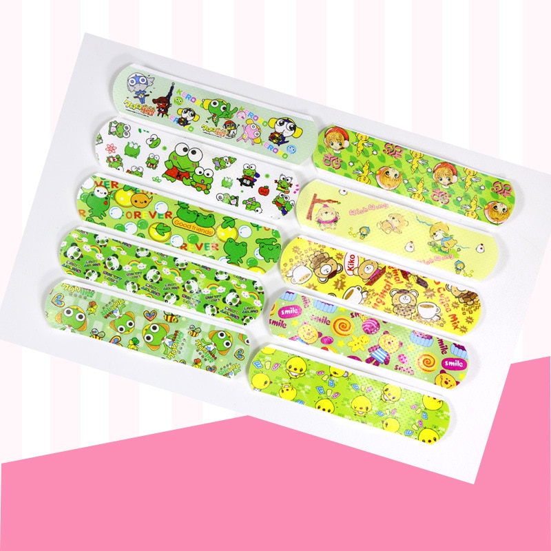 Hot sale 120Pcs Waterproof Breathable Cartoon Band Aid Hemostasis Adhesive Bandages