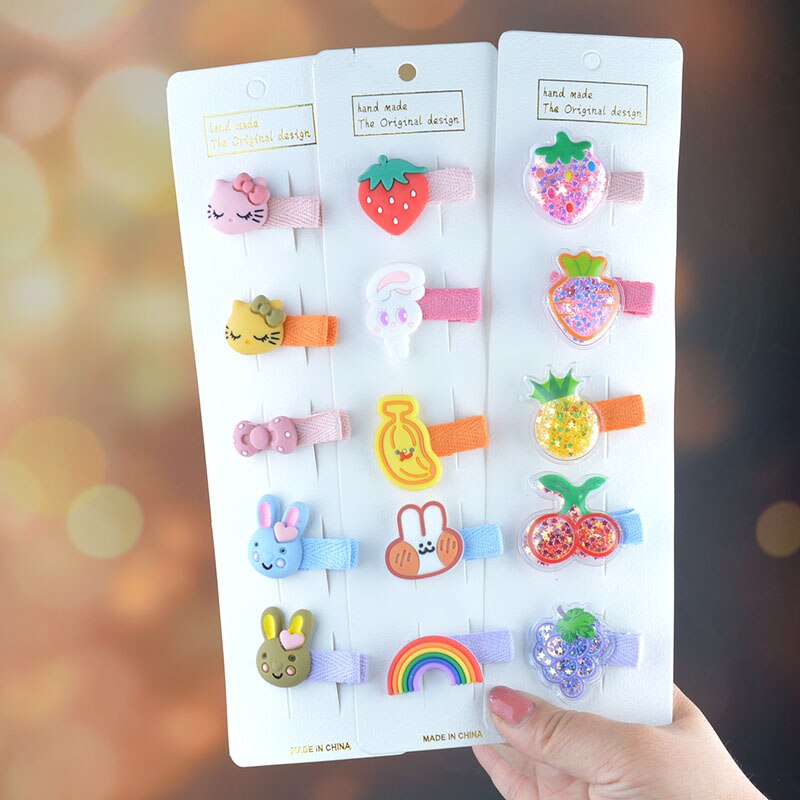Children's Hairpin Children's Fresh and Lovely Cartoon Little Hairpin Children's Princess Baby Does Hair Banger H