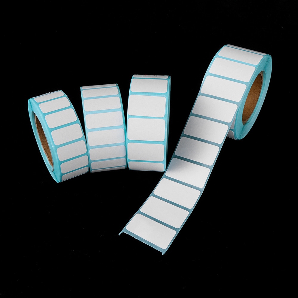1000 PCs/Roll Waterproof Self Adhesive Thermal Label Sticker Convenient Supermarket Price Blank Label Stationery Stickers