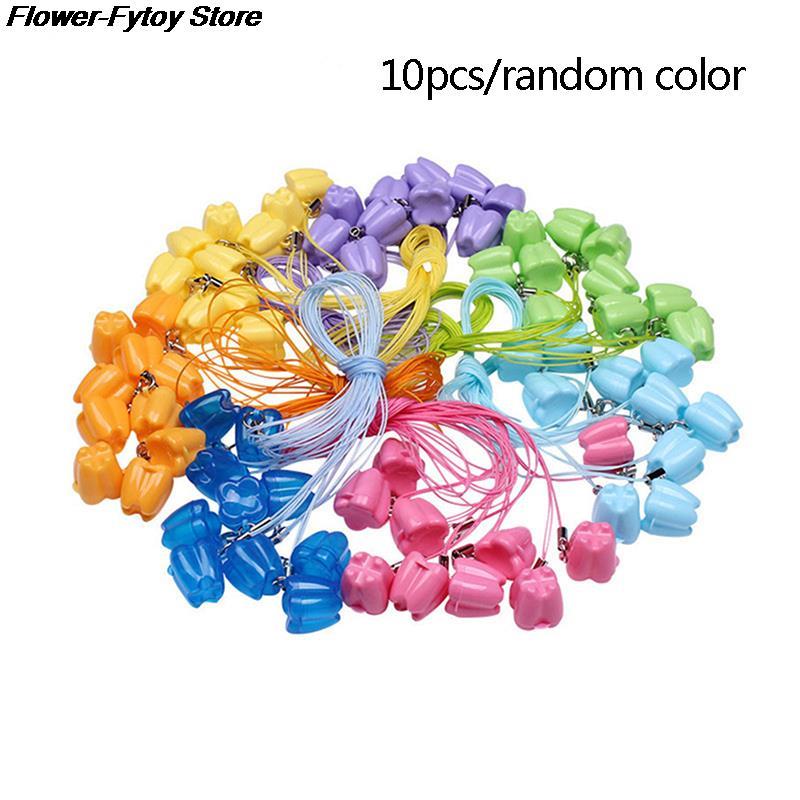 5/10pcs Colorful Baby Kids Tooth Storage Box Organizer Milk Box Children's Souvenir Save Baby Teeth Keepsake Holder