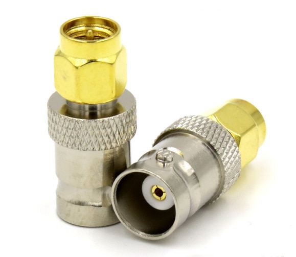 1pc Connector SMA Male Plug to BNC Female Jack RF Coax Coaxial Adapters