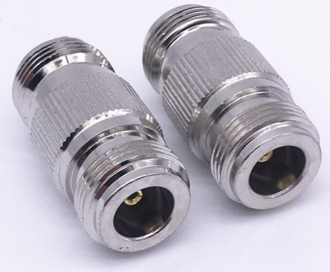 New Adapter N Type Female To N Female Jack Double Straight RF Coaxial Connectors