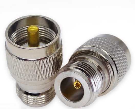 1pcs new N Female to UHF SO-239 SO239 Male plug Coaxia Straight RF Adapter Connectors