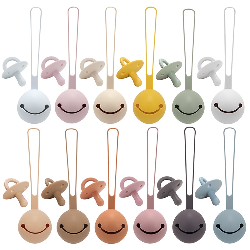 Baby Silicone Pacifier Holder Baby Nipple Case For Newborns Travel Box Food Grade Silicone BPA Free Children Accessories