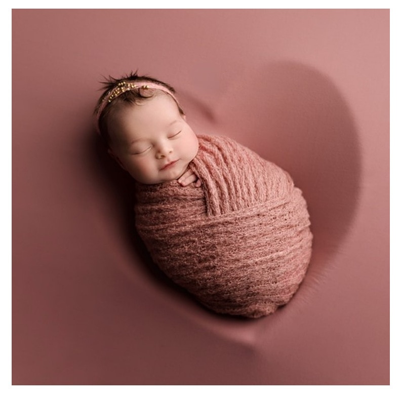 Newborn Photography Props Wrap Soft Mohair Knitted Baby Blanket Swaddling Photography Babies Accessories