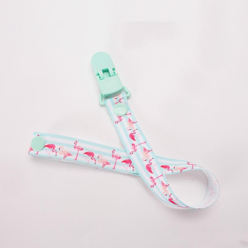 1pc Baby Pacifier Clip Chain Dummy Holder for Nipples Children Polyester Pacifier Clip Pacifier Adjustable Holder for Nipples