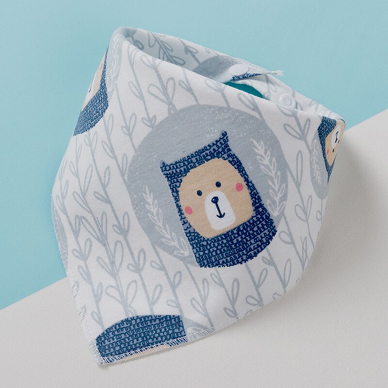 Baby Bandana Bibs Babador Feeding Smock Infant Triangle Burp Cloths Cartoon Saliva Towel Baby Eating Accessory Baby Cotton Stuff