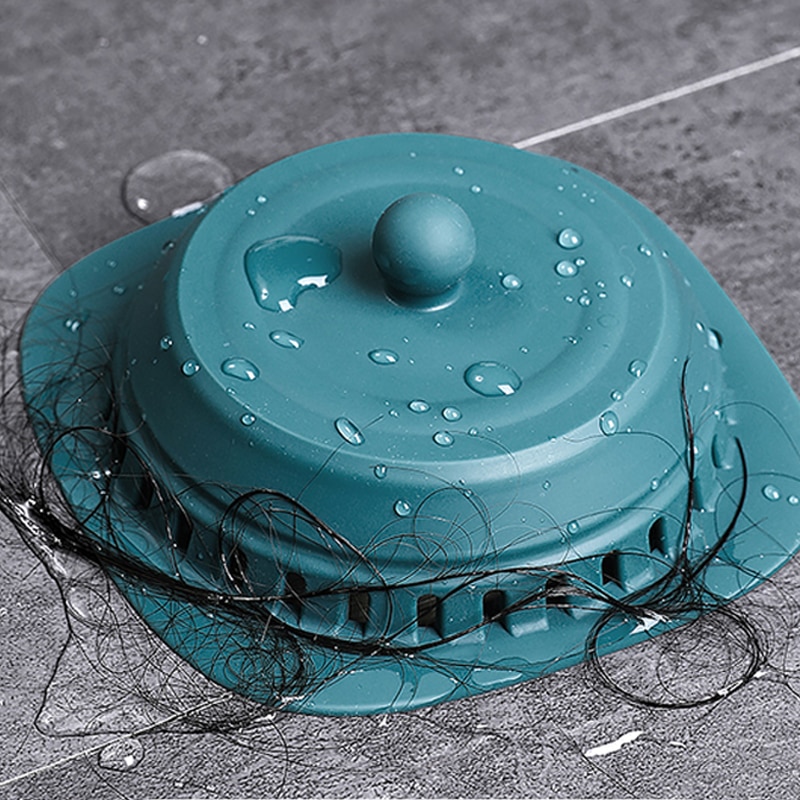 Hause Waschbecken Silica Gel Filter Bad Nehmen Dusche Boden Ablauf Abdeckung Universal Verhindern