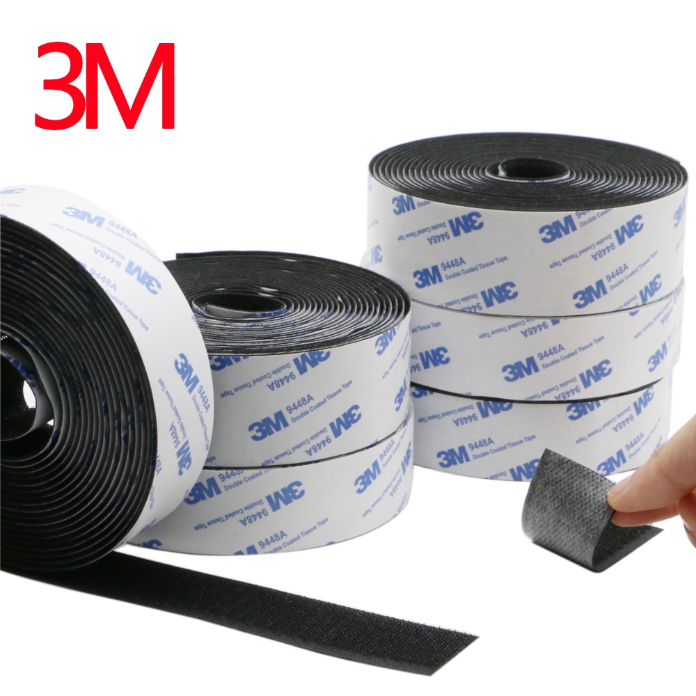 1 Meter/Pairs Starke Selbst Klebe Haken und Schleife Verschluss Band Nylon Aufkleber Adhesive mit