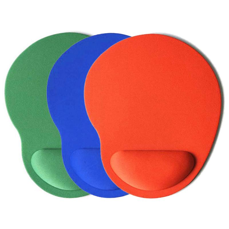 New Small Feet Shape Mouse Pad Support Wrist Comfort Mat Soild Color Computer Games Mousepad Creative Soft Mouse Pad Bracers