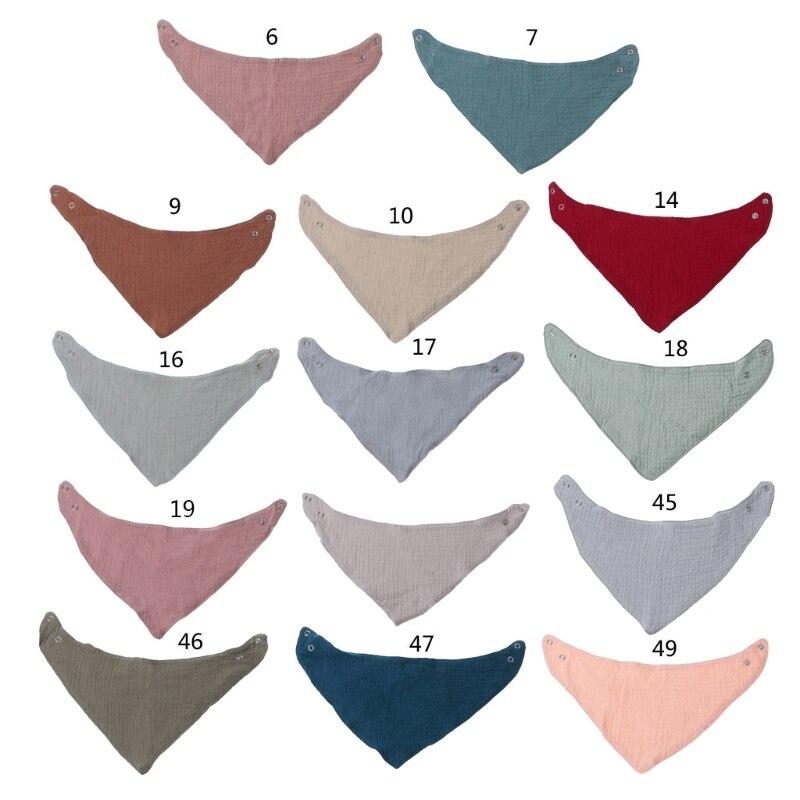 Baby Bib Toddler Saliva Towel Cotton Infant Burp Cloths Feeding Burp Cloth Scarf