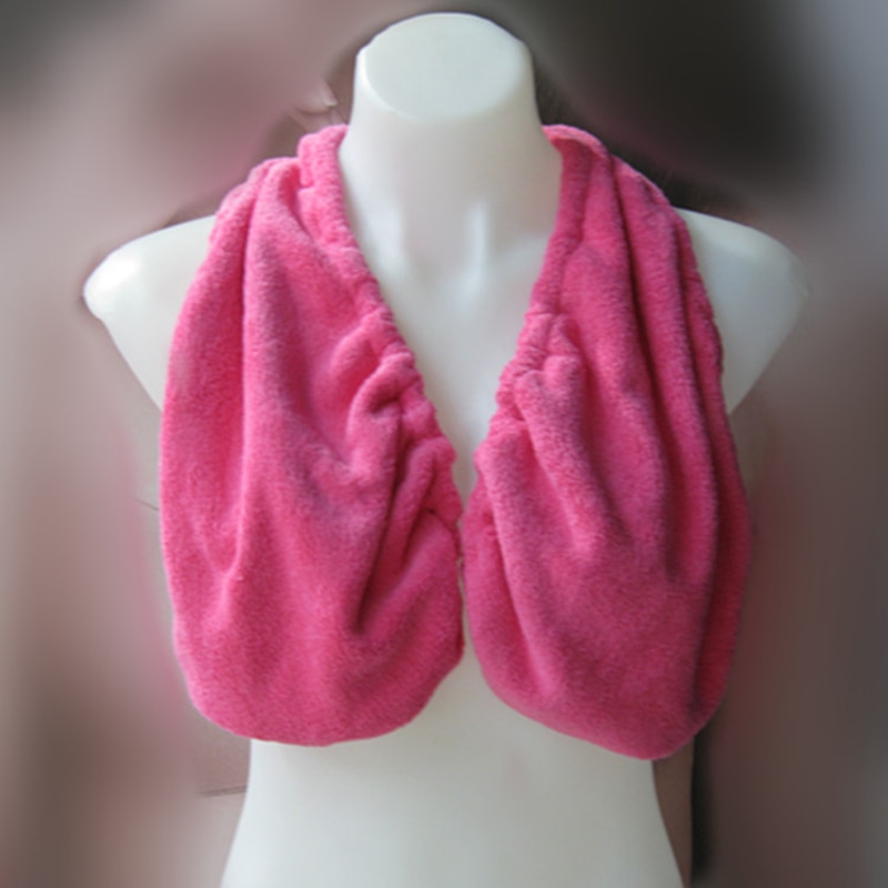 New Women Breast-feeding Tube Top Bath Towel Hanging Neck Pink Top Women's Intimates Breathable Sexy Towel Bra Female Under