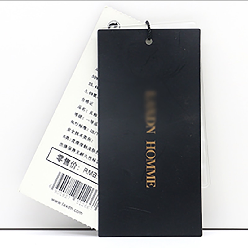 Free Design Tag Custom Clothing Label Custom Logo Women's Clothing Hanging Universal Card Printing