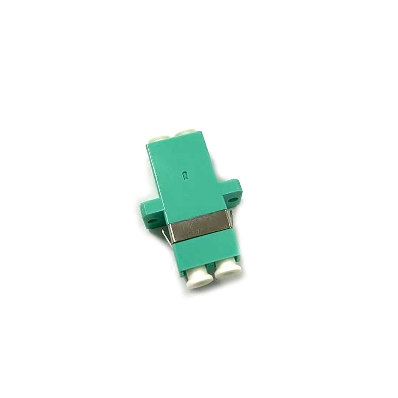 OM3 LC connector optical adapter Duplex Plastic Fiber Optic Adapter, FTTH