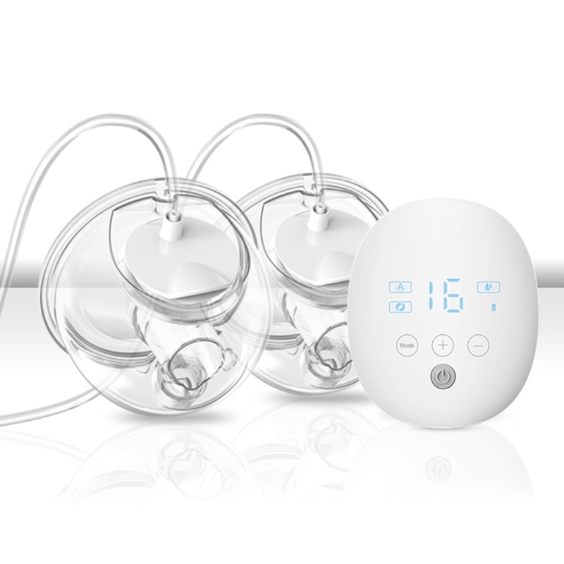 Electric Automatic Wearable Double Breast Pump Portable Baby Nipple Silence Suction Cup Feeding Milk Bottles Rechargeable