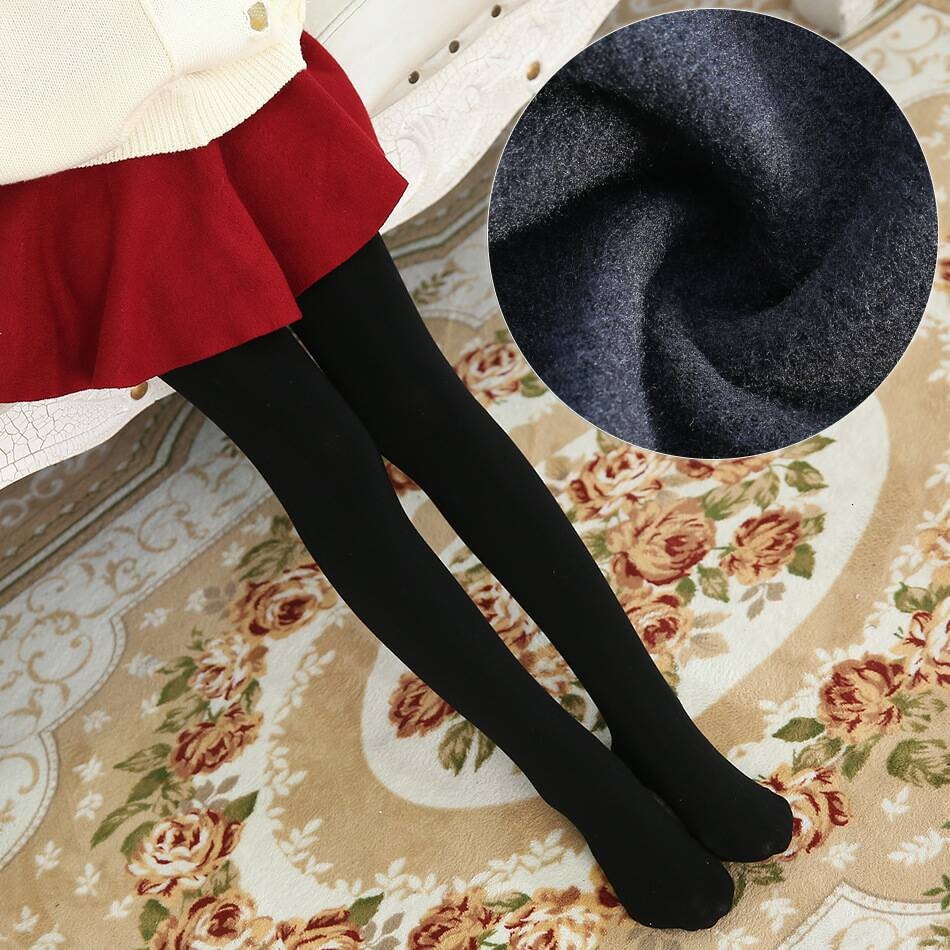 2021 Kids Tights Winter Warm Tights For Girls Children Stocking Kids Pantyhose Thicker Dance Velvet Kids Stocking Girls Tights