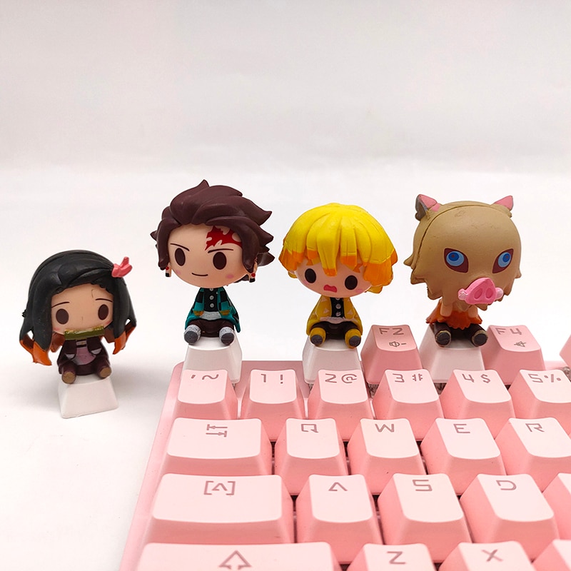 1pc Personalisierte Pbt Tastenkappen Anime Cartoon Handgemachte Mechanische Tastatur Caps Gaming