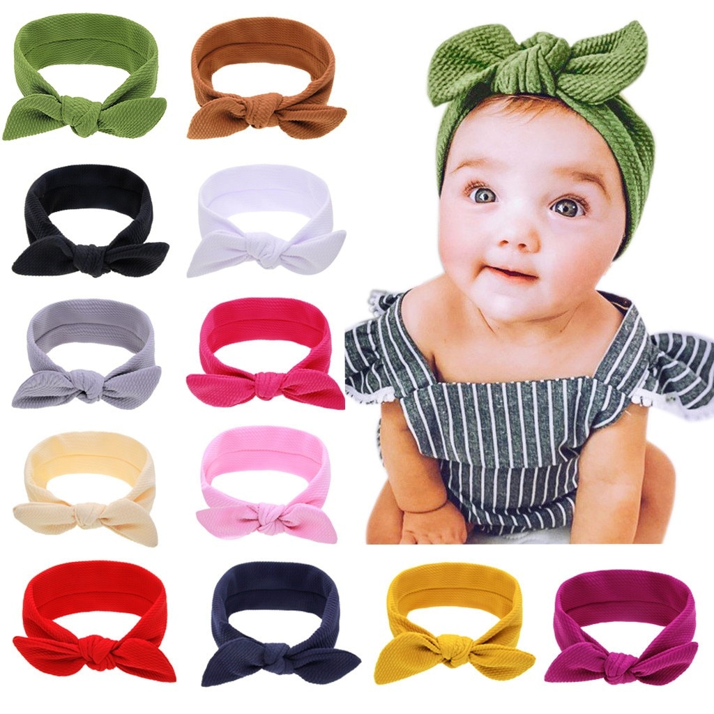 Newborn Toddler Kid neonate arco fascia copricapo accessori accessori per capelli per bambini appena nati
