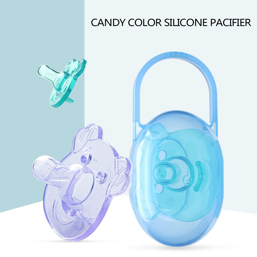 Piggy Infant Cartoon Pacifier Silicone Round Head Type Pacifier Teething Soother Nipple Feeder For Newborn