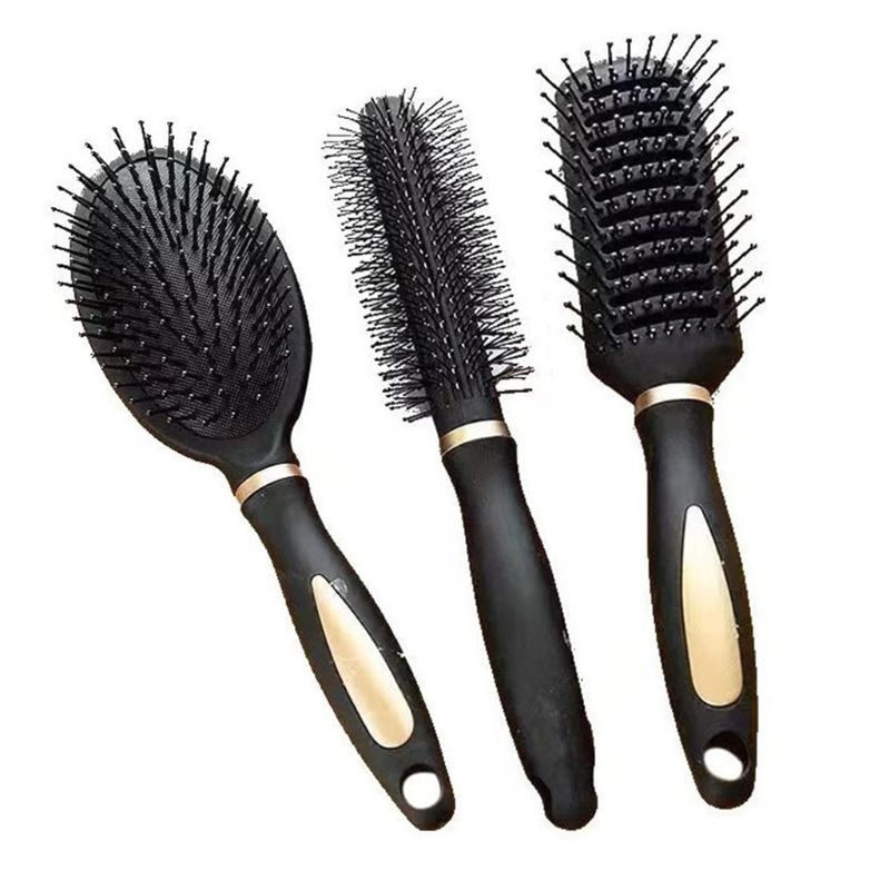3 Types Massage Oval Hair Comb Round Rectangle Brush Anti Static Detangling Air Cushion Bristle SPA Hairdressing Styling