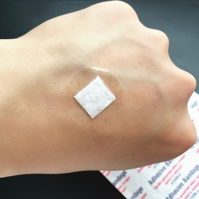 30PCS transparent round band-aid PU mini waterproof daily protective hemostatic tape bandage breathable patch 25mm
