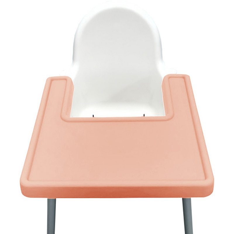 Baby Highchair Feeding Mat BPA Free Silicone Placemat Food Grade Coverage Easy Clean Anti-Slip Tableware For Kids Toddler Infant