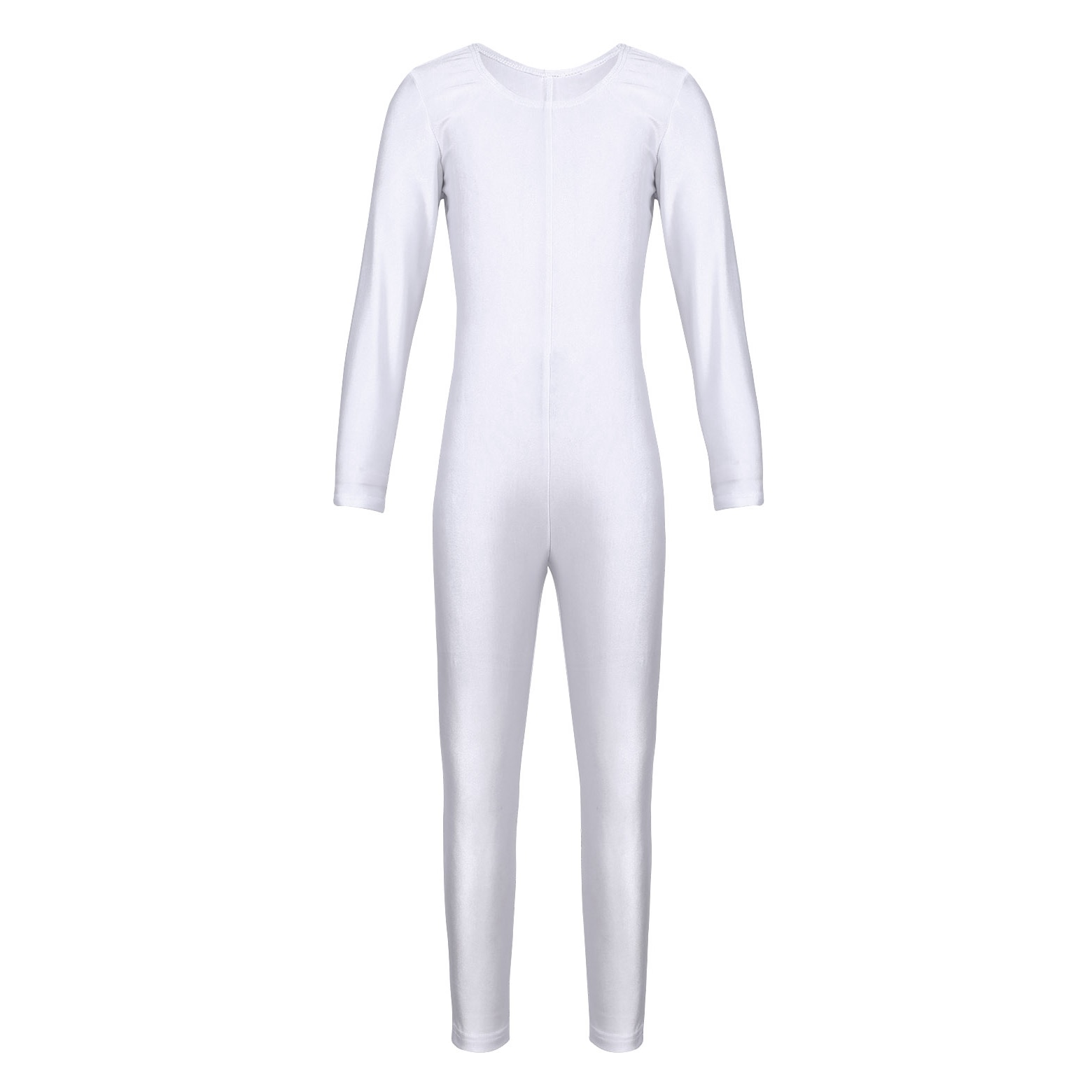Girls Dance Gymnastics Unitard for Kids Jumpsuits Show Stage Wear Zentai Childrens Unitards Long Sleeve Gymnastics Sportswear