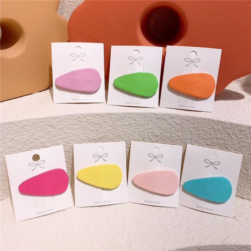 Candy Color Hair Clips Girls Hair Pins Children Hair Accessories Little Princess Style Hair Grips Ins Bb Clips Hairpin For Kids