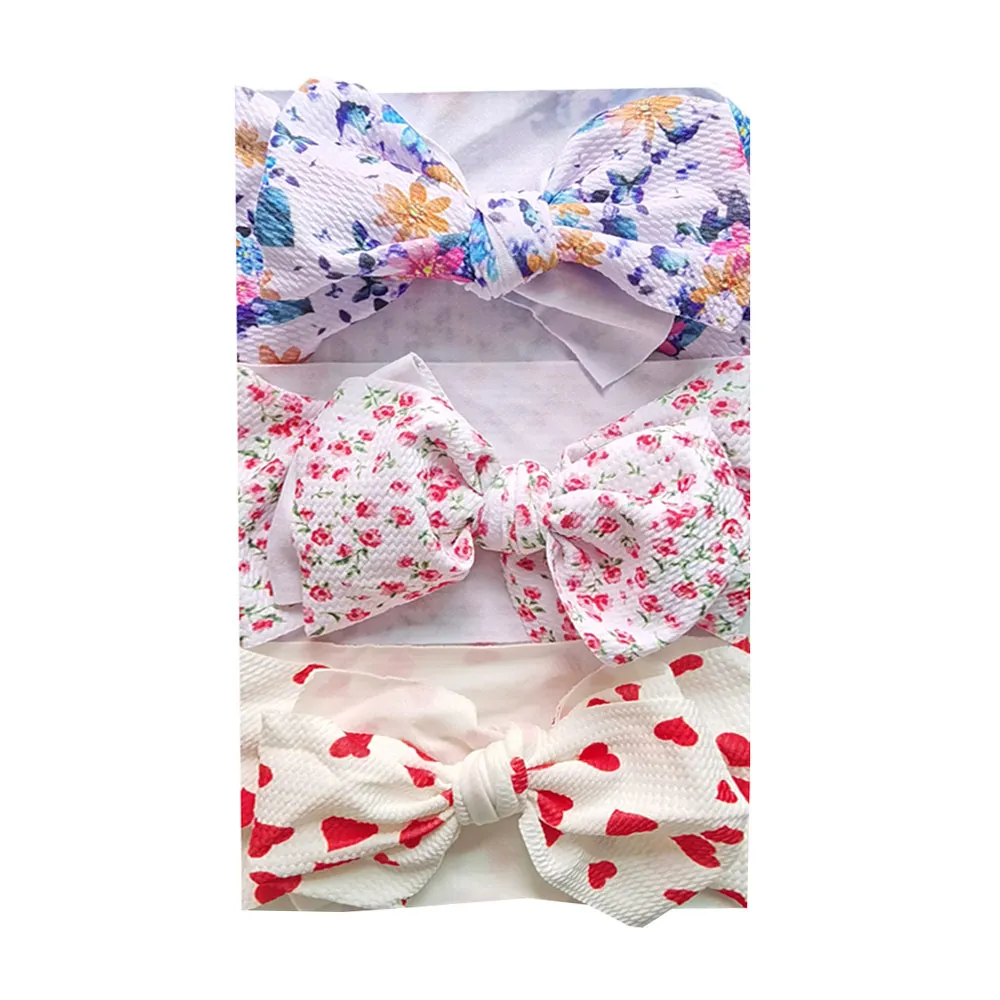 3 Pcs/Set Big bow headwrap babyheadbands large bow headbandsbbay hairbow oversize bow toddler abby bow headband