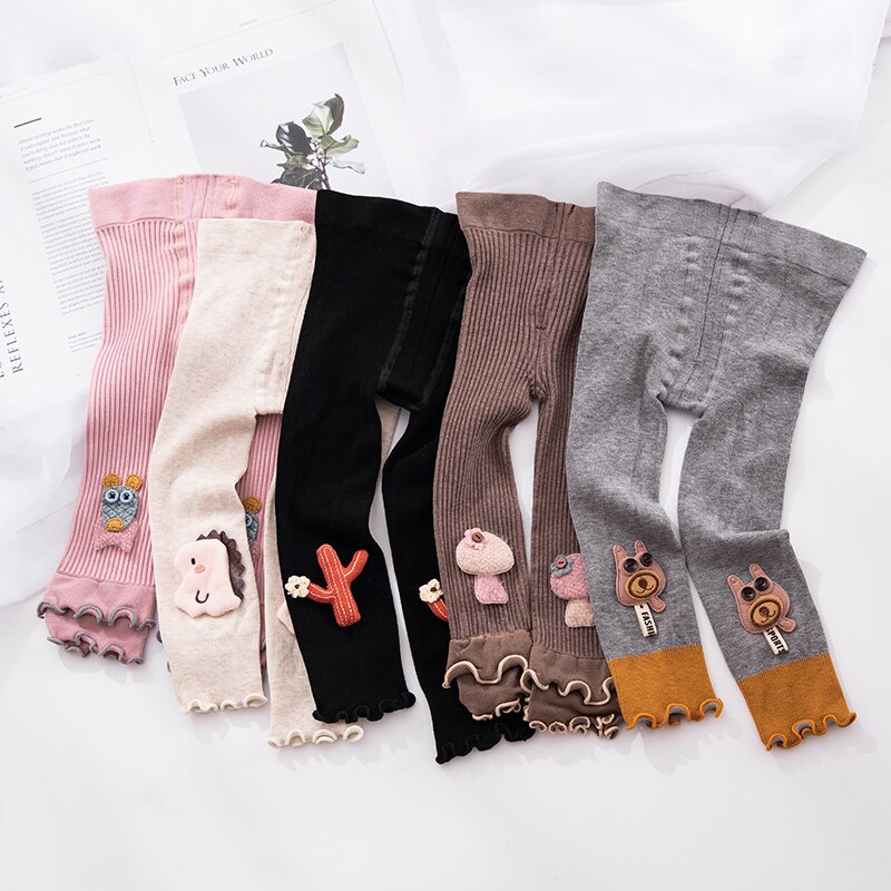 2021 New 0-2 Years Old Clothing For Girls Boys Baby Cute Animals Seamless Leggings