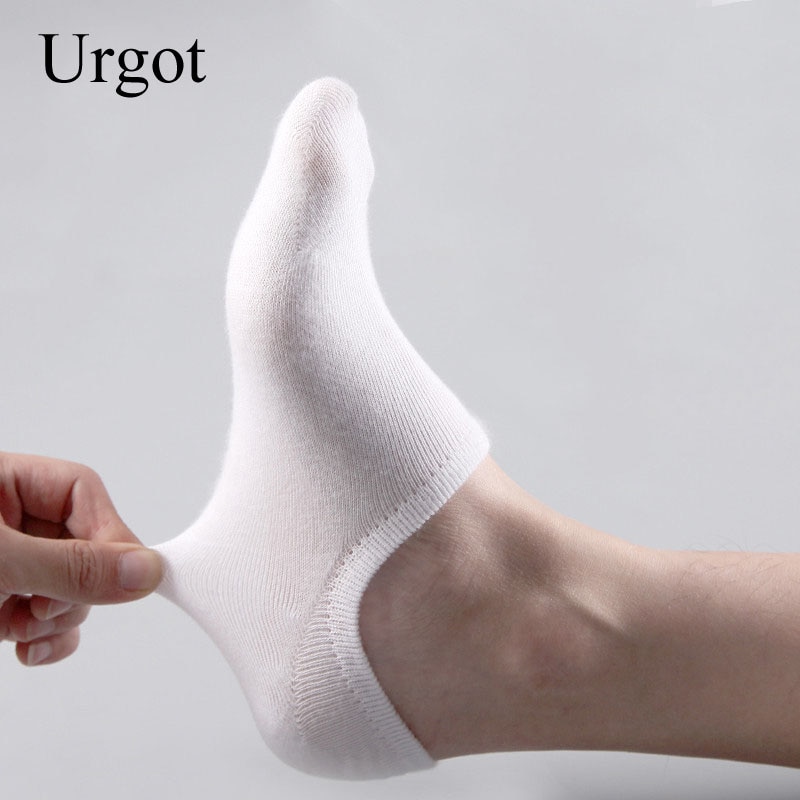 Urgot 3 Pairs Follow The Foot Sport Socks Men Running Invisible Socks Men Anti Slip Socks Men Silicone Unisex Summer Socks Meias