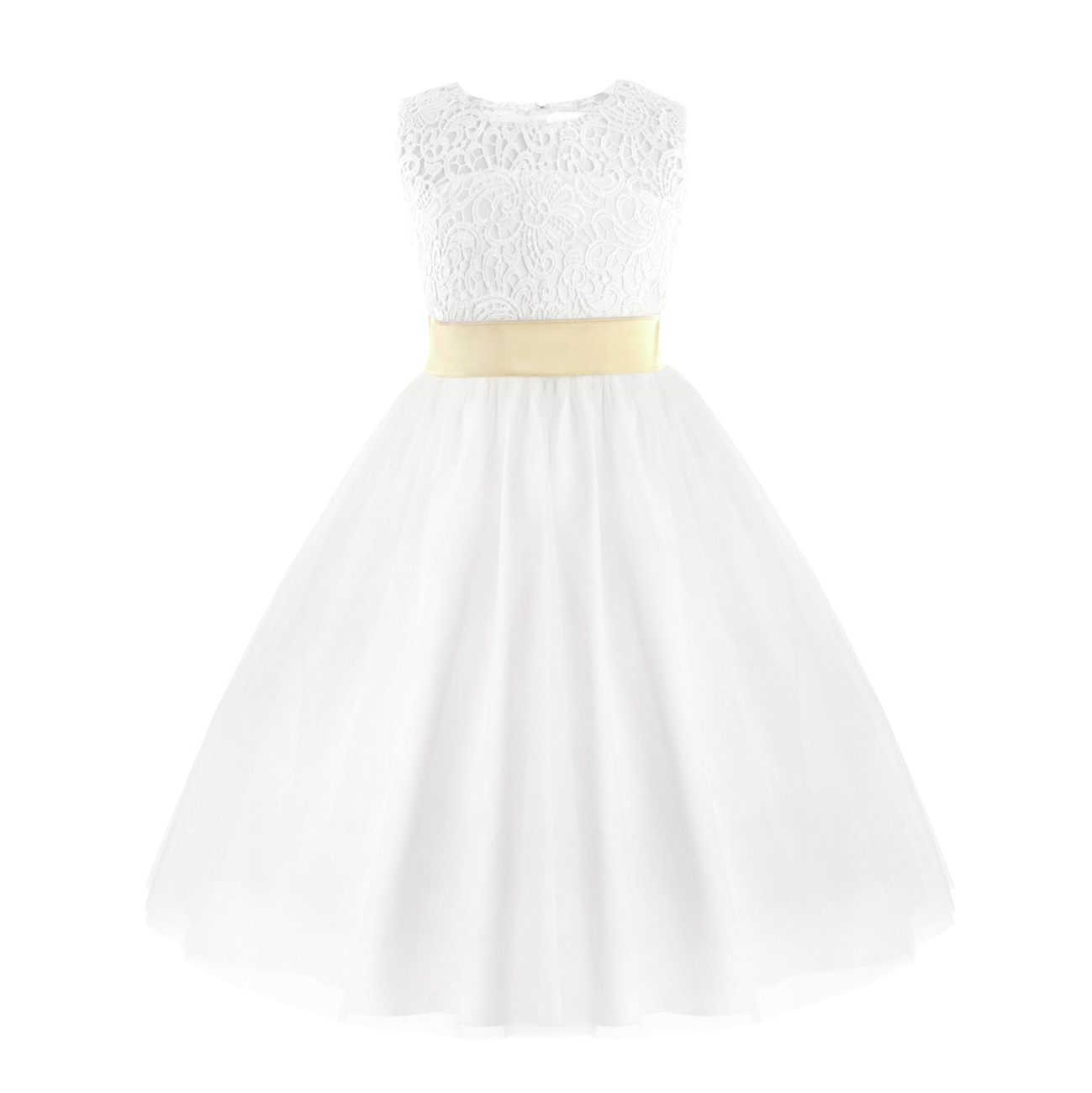 Kids Girls Flower Party Dresses Pageant Wedding Bridesmaid Birthday Party Dress Back Zipper Wear Children Princess Clothes