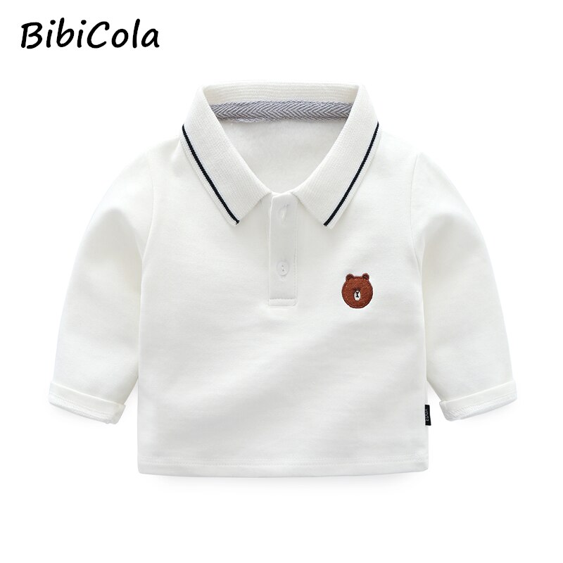 Children's clothes boys' long shirt children's baby lapel T-shirt children's autumn fashion all-match long-s
