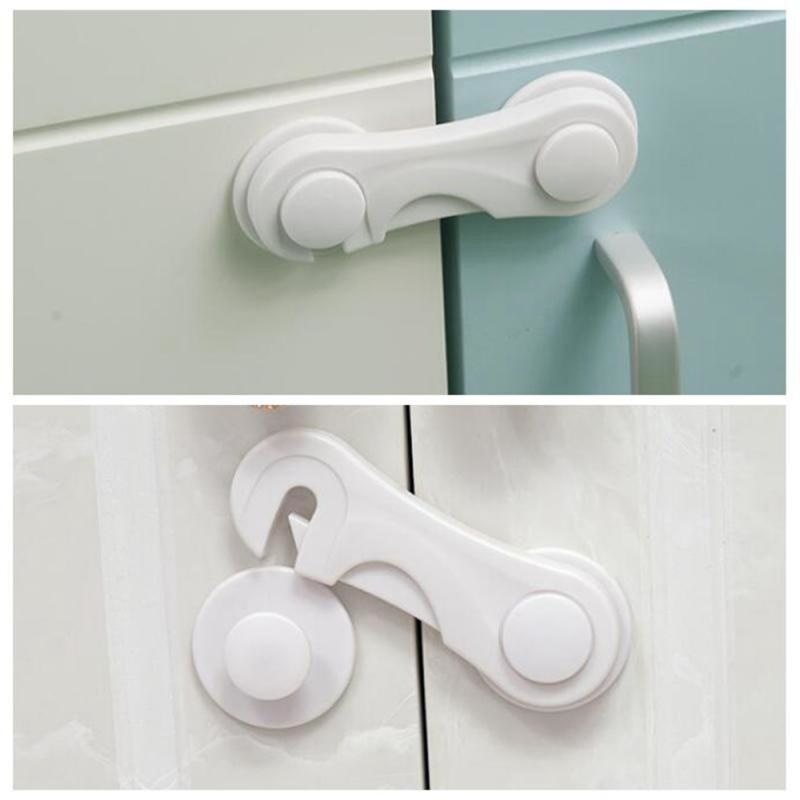 1/10pcs Child Safety Cabinet Proof Security Protector Drawer Door Lock Kids Safety Plastic Protection Kids Safety Lock